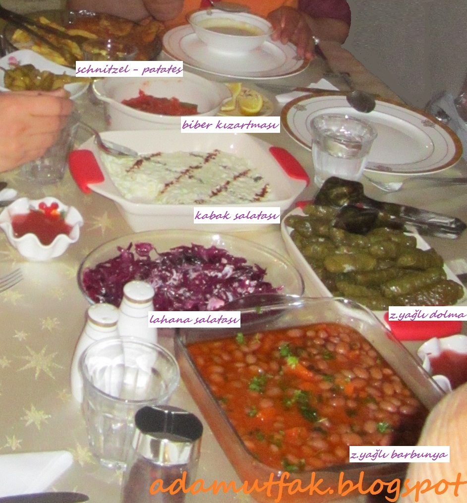 Ada Mutfak�tan Lezzetli Ev Yemekleri Özel Gün Sofralarımızdan Kareler 2..