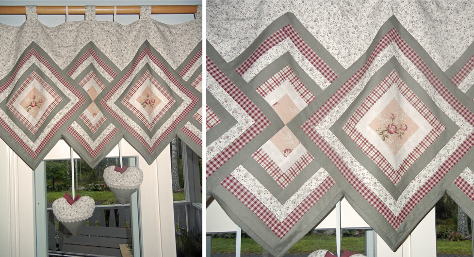 Ulla's Quilt World Quilted Curtain