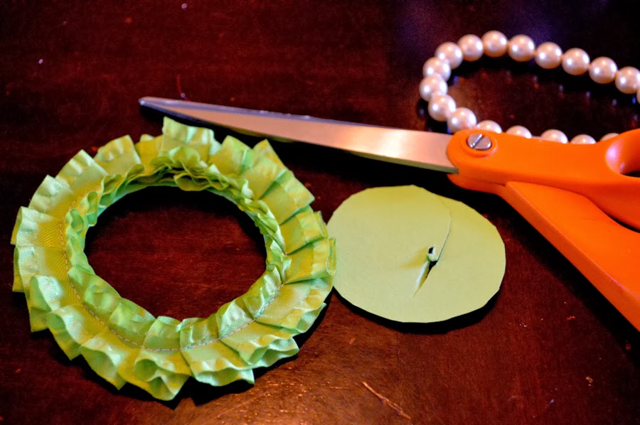 ribbons unlimited inc. Ribbon Wreath Card Tutorial by Pinky