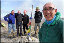 La Moleta mendiaren gailurra 2.572 m. - 2018ko urriaren 13an