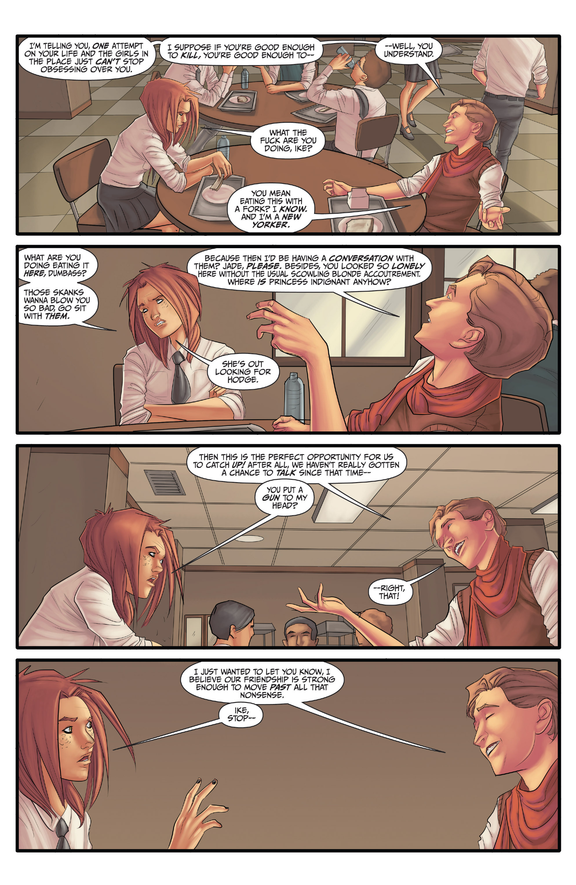 Read online Morning Glories comic -  Issue #38 - 11