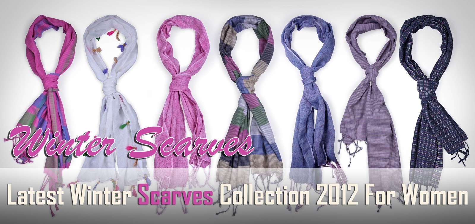 Latest Winter Scarves Collection 201213 For Women Colorful Scarves