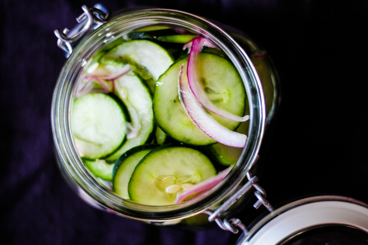 Easy Pickled Cucumbers Savoring Italy