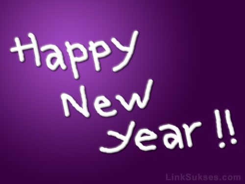 Happy New Year Greeting Card