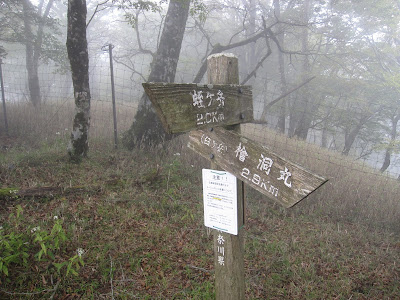 蛭ヶ岳と檜洞丸の分岐