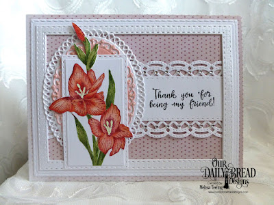 Our Daily Bread Designs Stamp Set: You Bless Me, Our Daily Bread Designs Custom Dies: Ornate Ovals, Beautiful Borders, Double Stitched Rectangles, Majestic Medallion, Our Daily Bread Designs Paper Collection: Shabby Rose