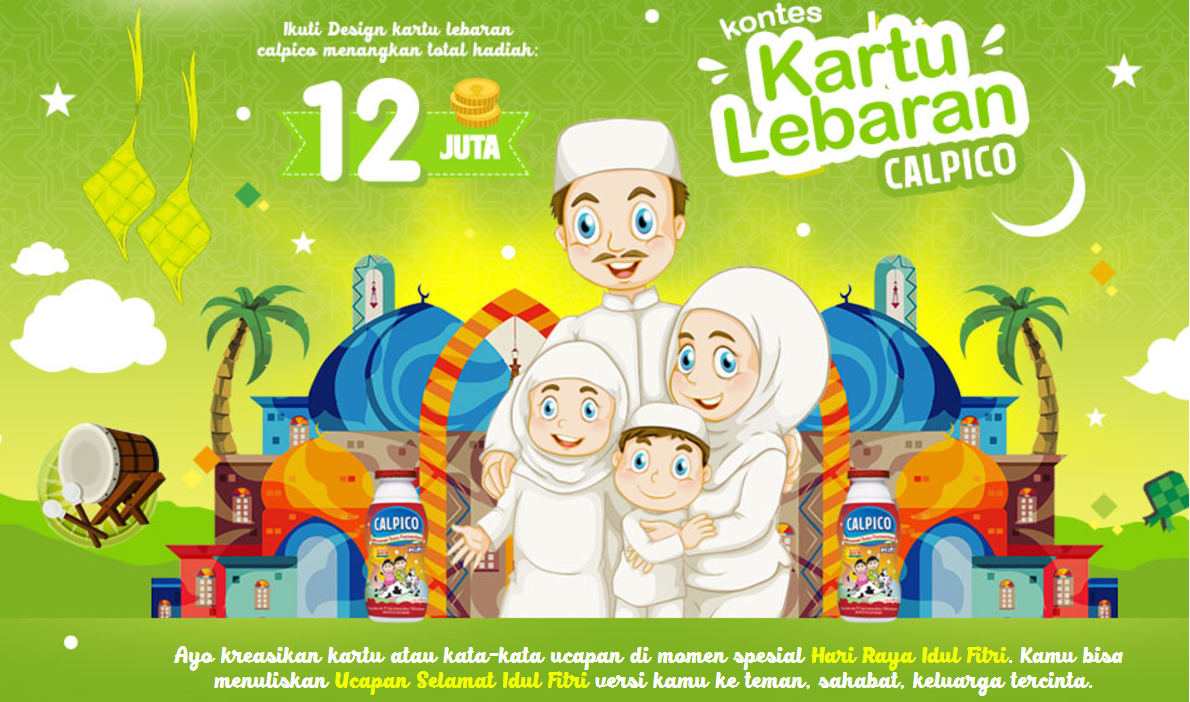 Kartu Ucapan Lebaran Diy
