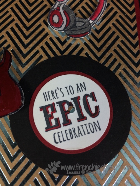 Epic Celebration, Stampin Up! sale a Bration , Stampin' Blends, Foil Paper, Frenchie Stamps,