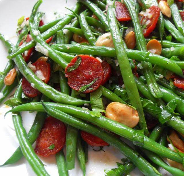 The English Kitchen French Bean and Chorizo Salad