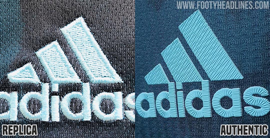 solo Desarrollar liberal Unbelievable Differences - Adidas 2020 Authentic vs Replica Logo  Application - Footy Headlines