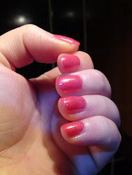 cerise pink nails w7 economy