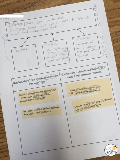 Buzzing with Ms. B: Making Inferences in Expository Text: Test Prep