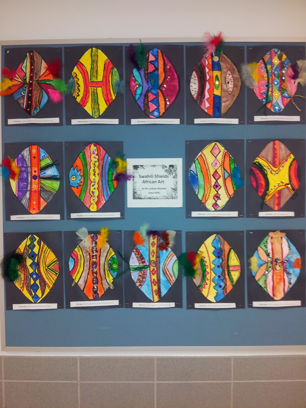 Braddock Visual & Performing Arts SPED Art Swahili Shields/African