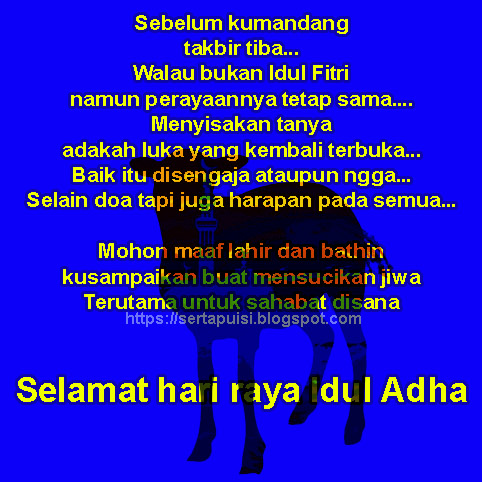KATA UCAPAN LEBARAN KURBAN IDUL ADHA 2019 -2020 | Kata