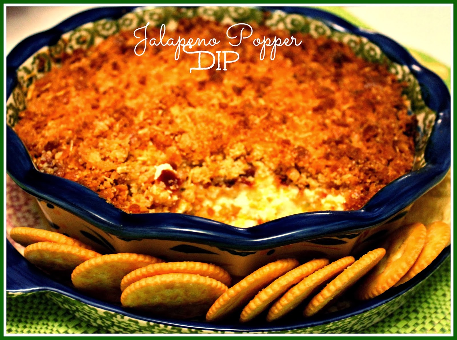 Sweet Tea and Cornbread Jalapeno Popper Dip!