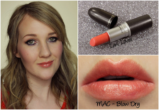 MAC Blow Dry Lipstick swatch