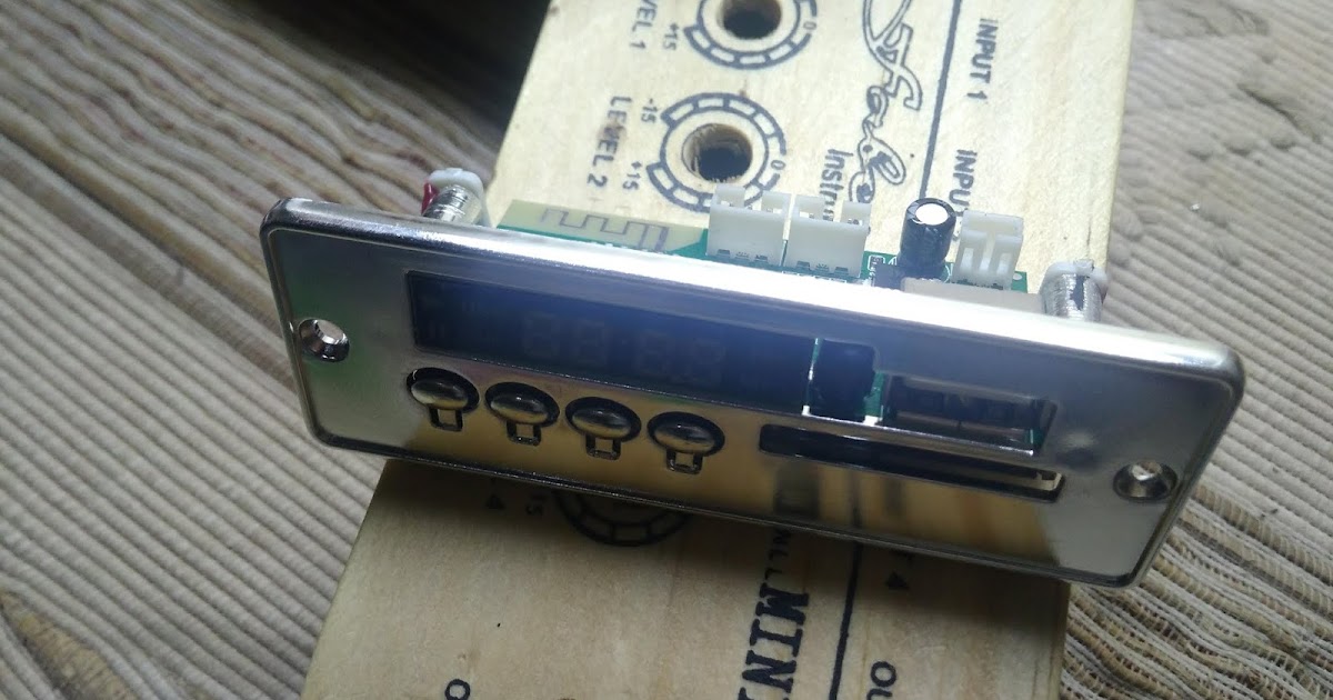 Cara pasang bluetooth MP3 player pada rangkaian Cara pasang bluetooth MP3 player pada rangkaian