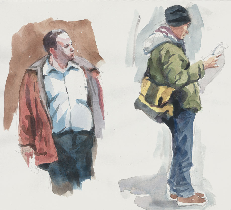 Watercolor Sketches And A video Tutorial Using Sketchbook Pro 6