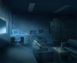 anime landscape indoor office background