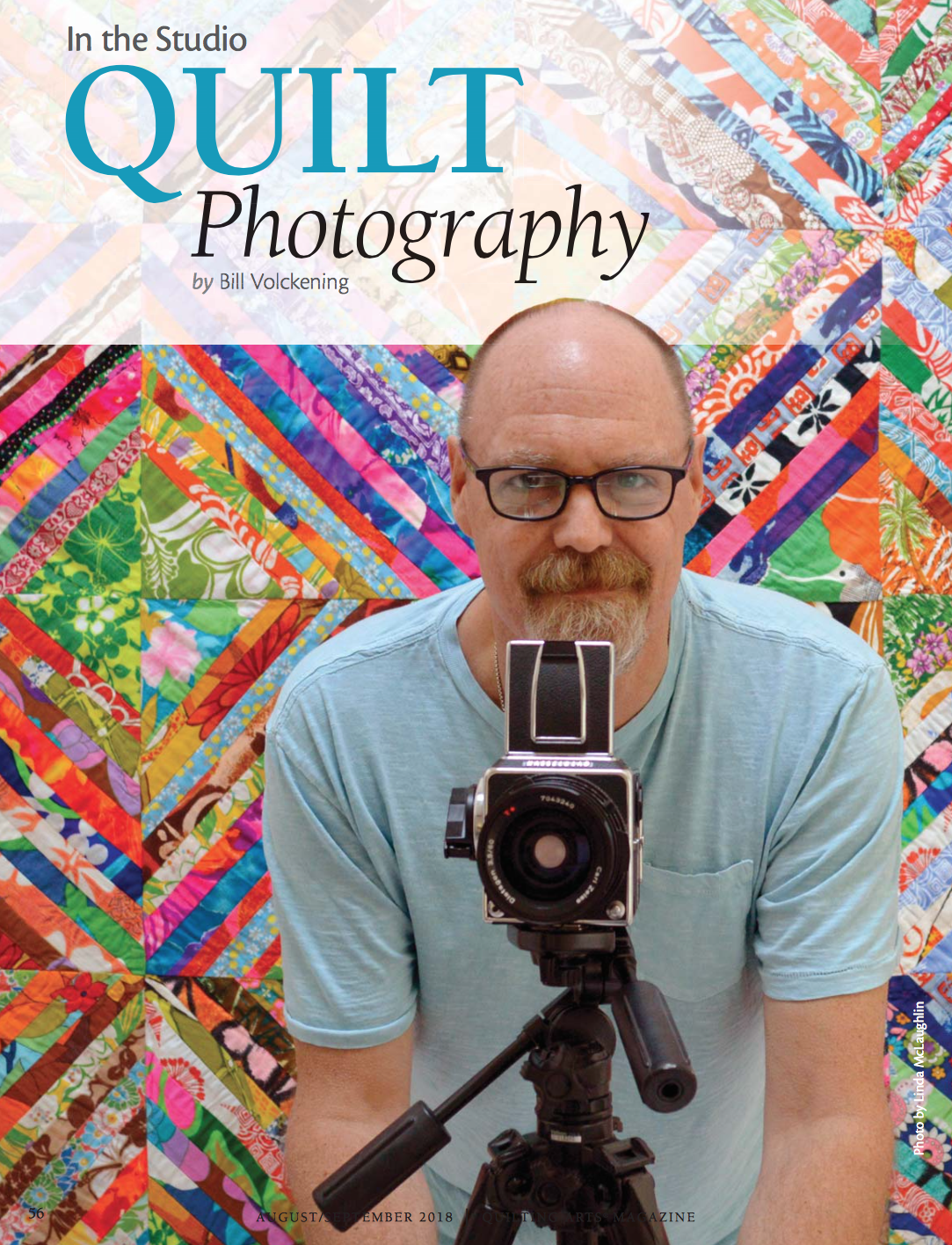 Wonkyworld Quilting Arts In the Studio, Quilt Photography