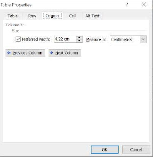 tinhoccoban.net - Hộp hội thoại Table Properties/column