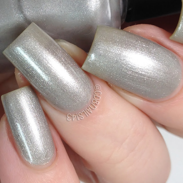 Poetry Cowgirl Nail Polish-Silver Sleigh Bells