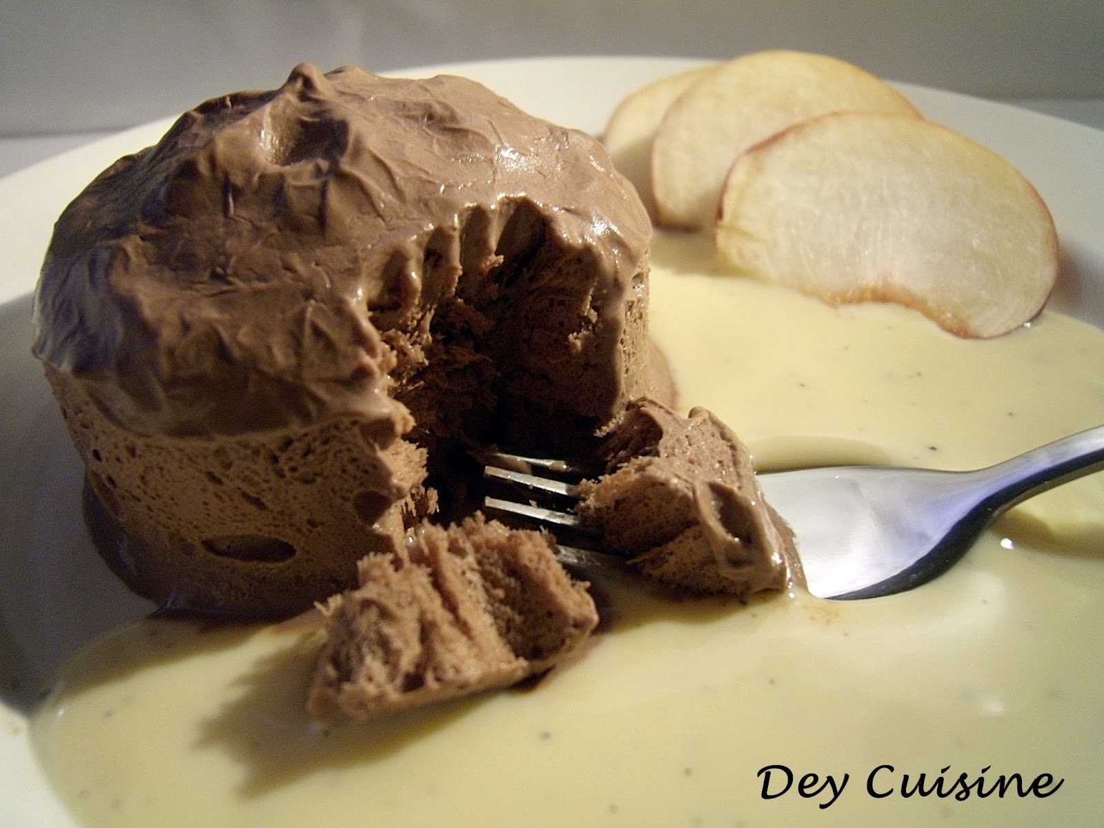 Dey cuisine: Mousse glacée au chocolat