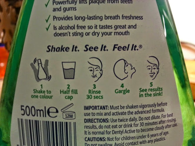Dentyl Active 2 phase mouthwash review instructions for use