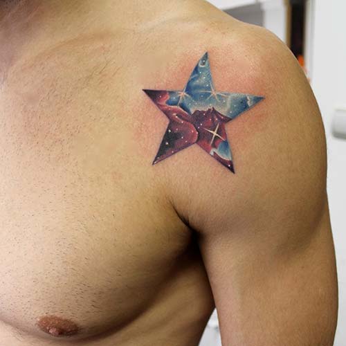 man shoulder galaxy in the star tattoo erkek omuz galaksi yıldız dövmesi man shoulder galaxy in the star tattoo erkek omuz galaksi yıldız dövmesi