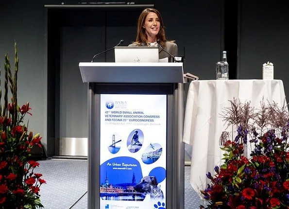 Princess Marie attended opening of the 42nd Small Animal Veterinary Euro- and World Congress at the Bella Center