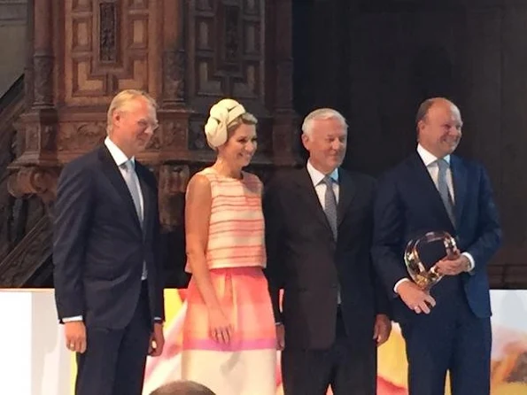 Queen Maxima of The Netherlands attend the 3e edition of the Family Business Award 2015, awarded by the foundation Familie Onderneming