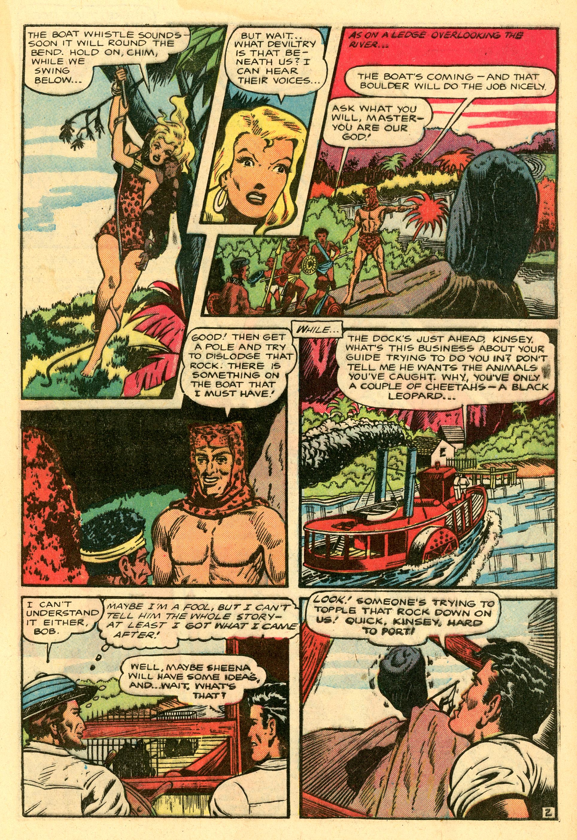 Read online Sheena, Queen of the Jungle (1942) comic -  Issue #15 - 5