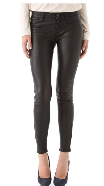 J Brand Leather Trousers