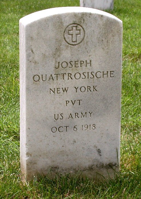 116th Infantry Regiment Roll Of Honor Pvt Joseph Quattrosische
