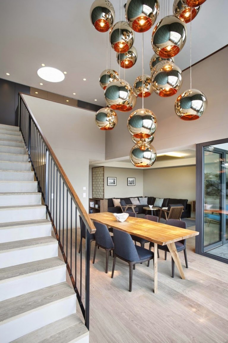 Hogares Frescos: Exquisito Dúplex Tipo Loft Con Elegante Diseño Muy
