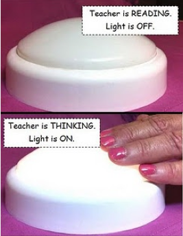 Teacher Tap Light Pin on Pinterest - Light Bulbs and Laughter Blog