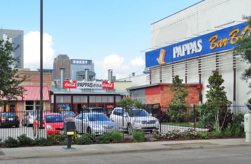 Houston in Pics Pappas BarBQ Downtown Pierce Elevated near St. Josep
