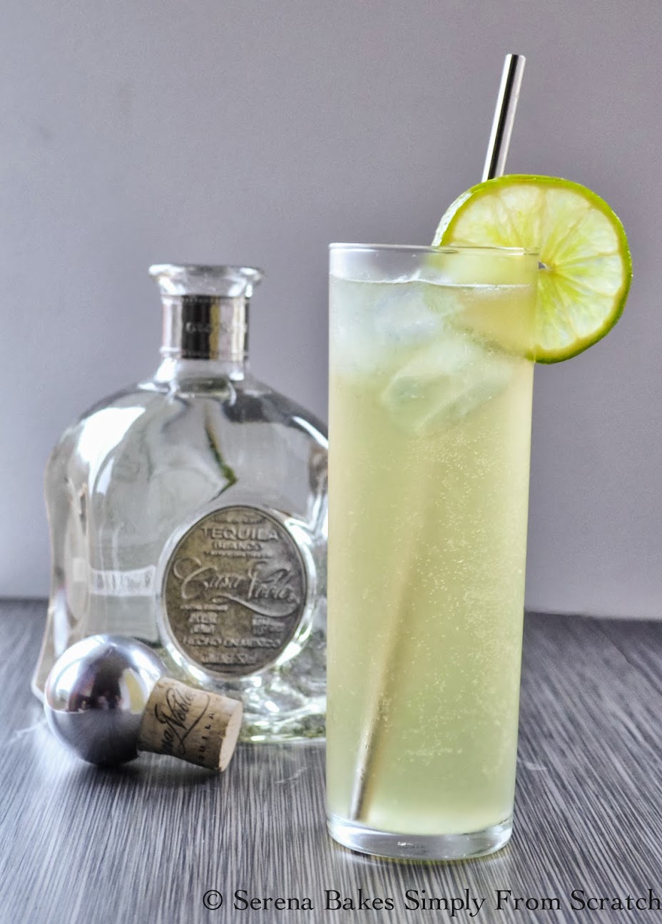 Casa Noble Honey Ginger Lime Sonata the perfect summer cocktail. | Serena Bakes Simply From Scratch