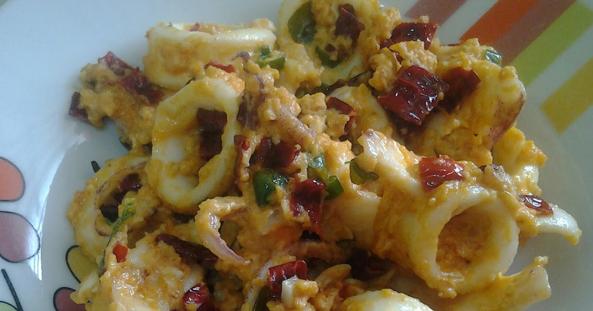Resepi Sotong Salted Egg  Temastica Brasileiras