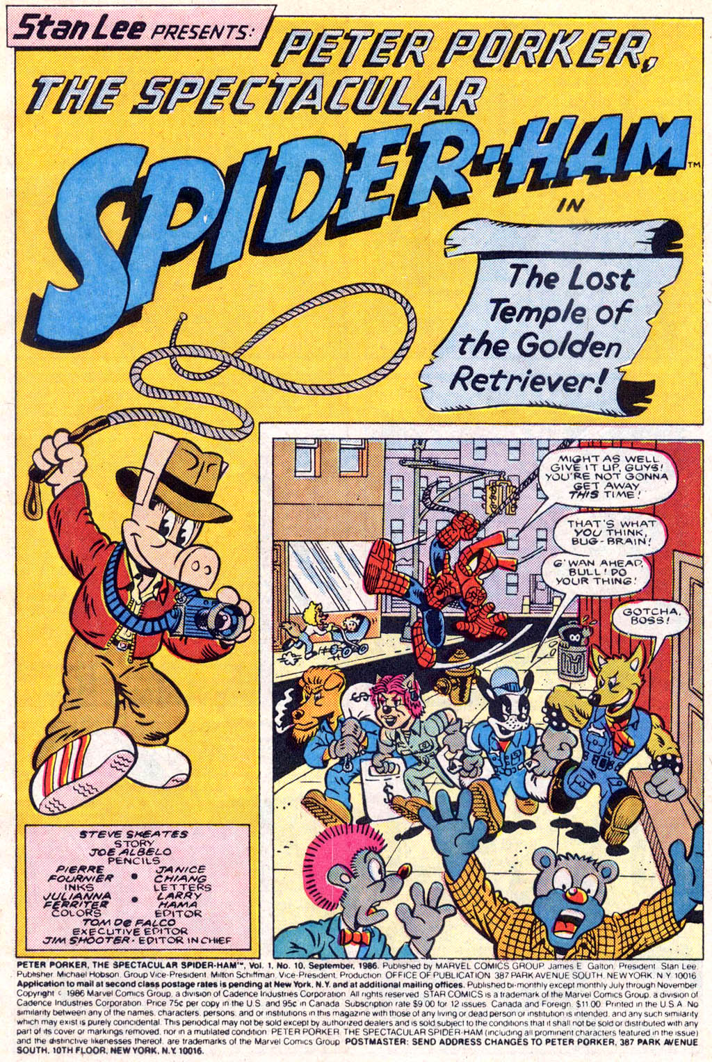 Read online Peter Porker, The Spectacular Spider-Ham comic -  Issue #10 - 2