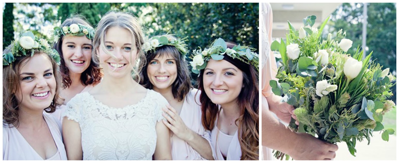 Urban Flower Organic Green Wedding Flowers, Galston