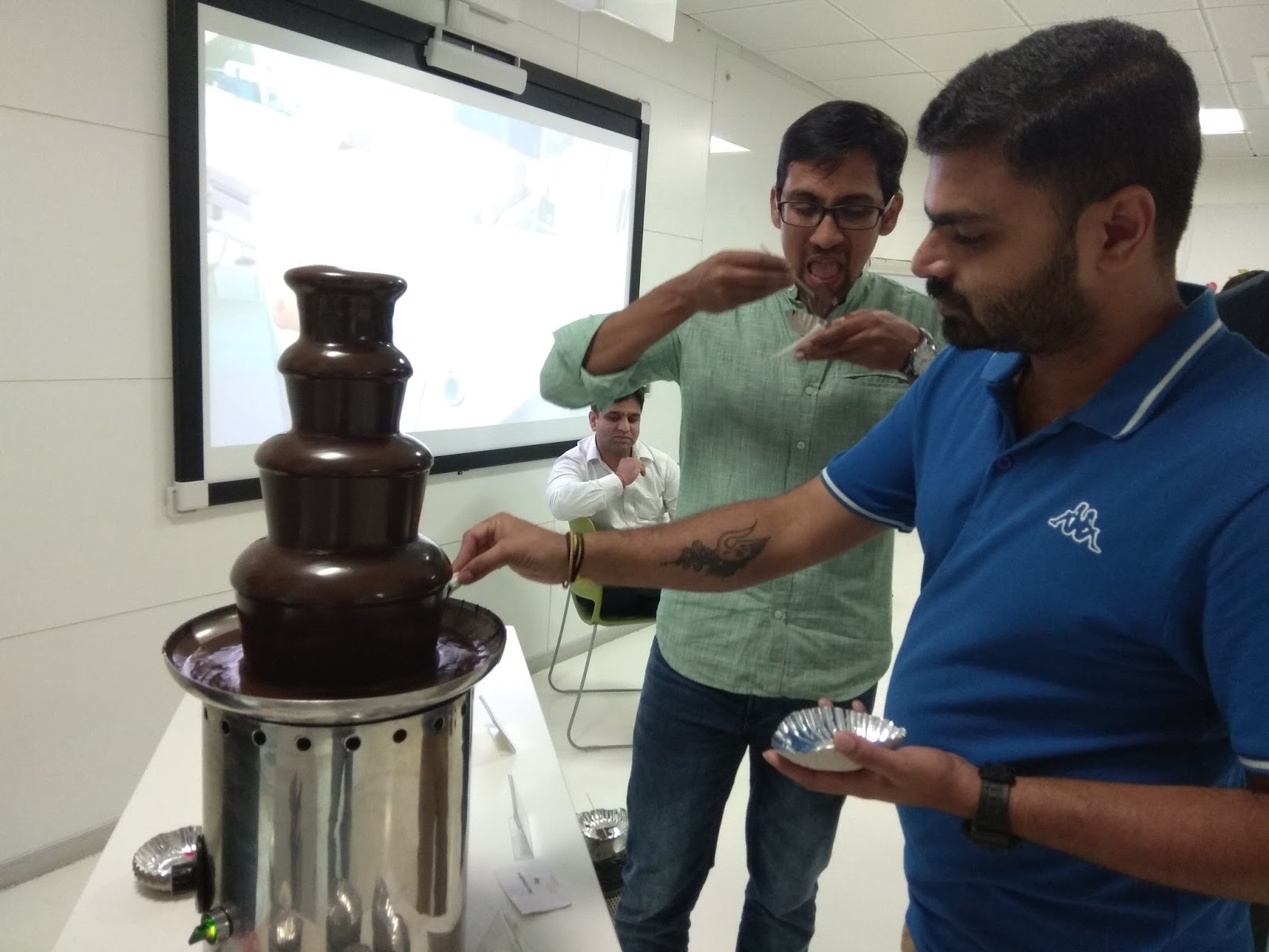Chocolate fountain rental Bangalore Chocolate fountain at Corporate