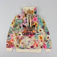 moletom feminino adidas florido
