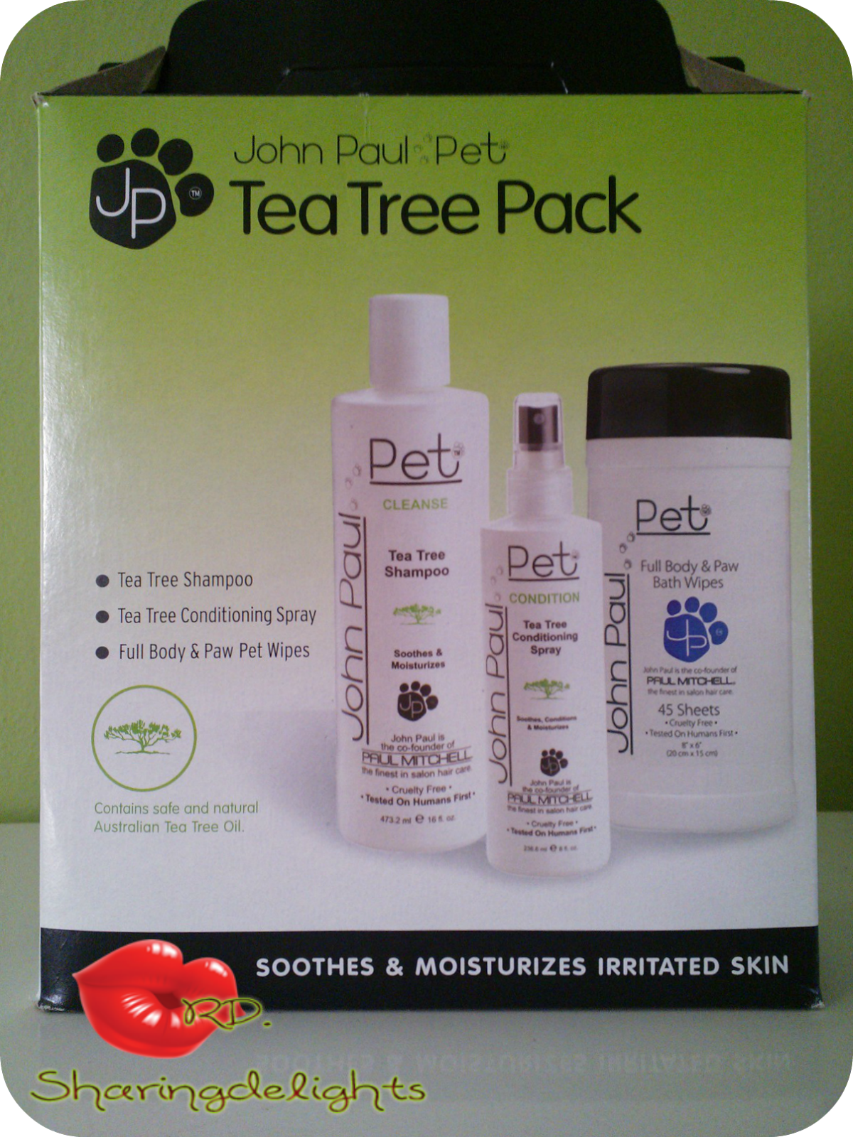 Sharingdelights John Paul Pet Tea Tree Pack Review and Giveaway!