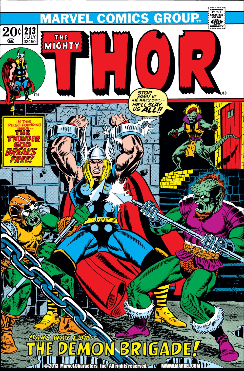 Read online Thor (1966) comic -  Issue #213 - 1