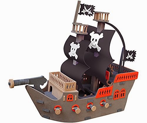 barco pirata infantil de goma eva