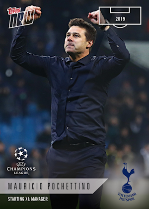 2018-19 Topps NOW UEFA UCL Champions League XI-19 Lucas Moura Tottenham Hotspur