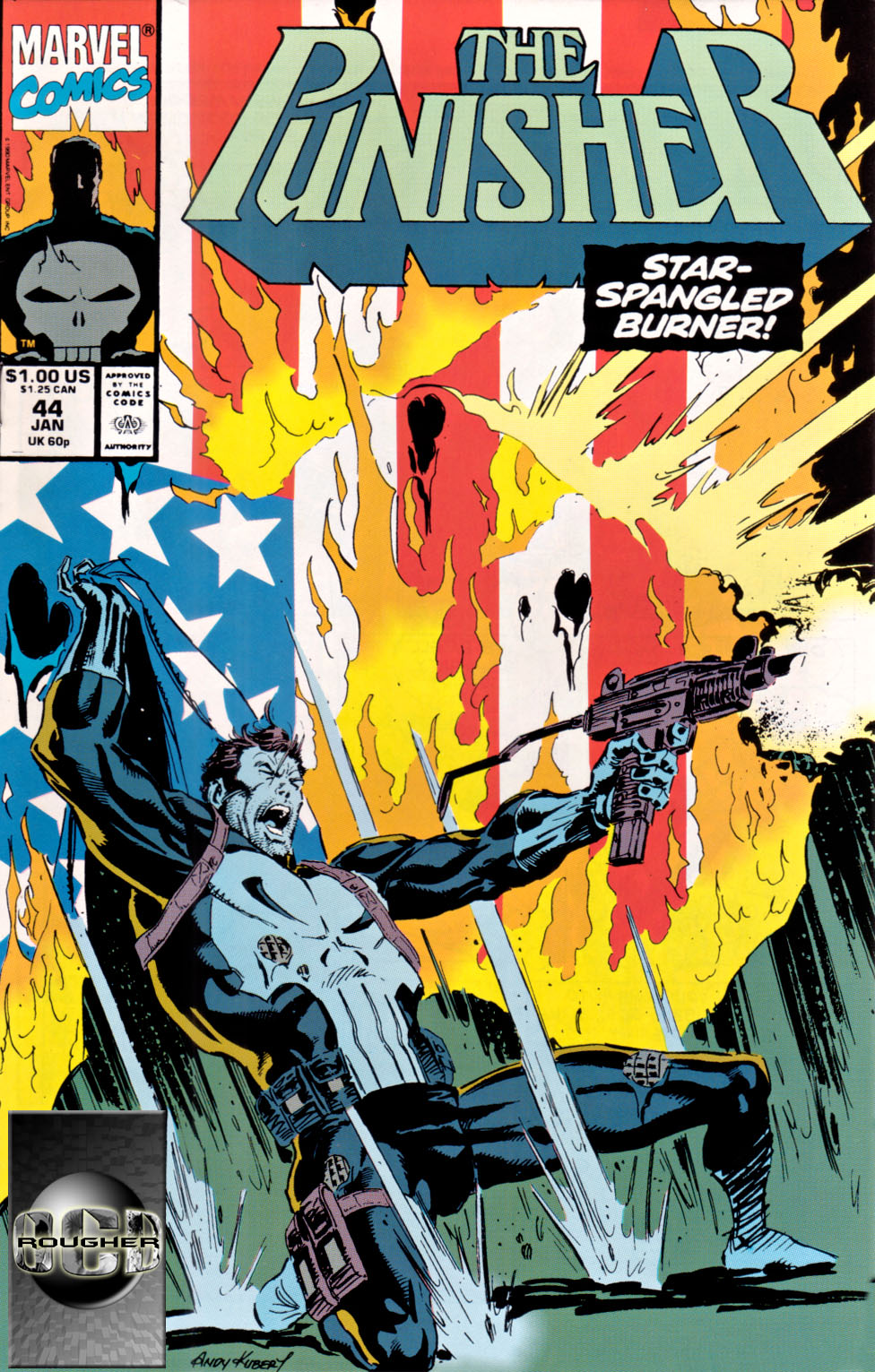 Read online The Punisher (1987) comic -  Issue #44 - Flag Burner - 1
