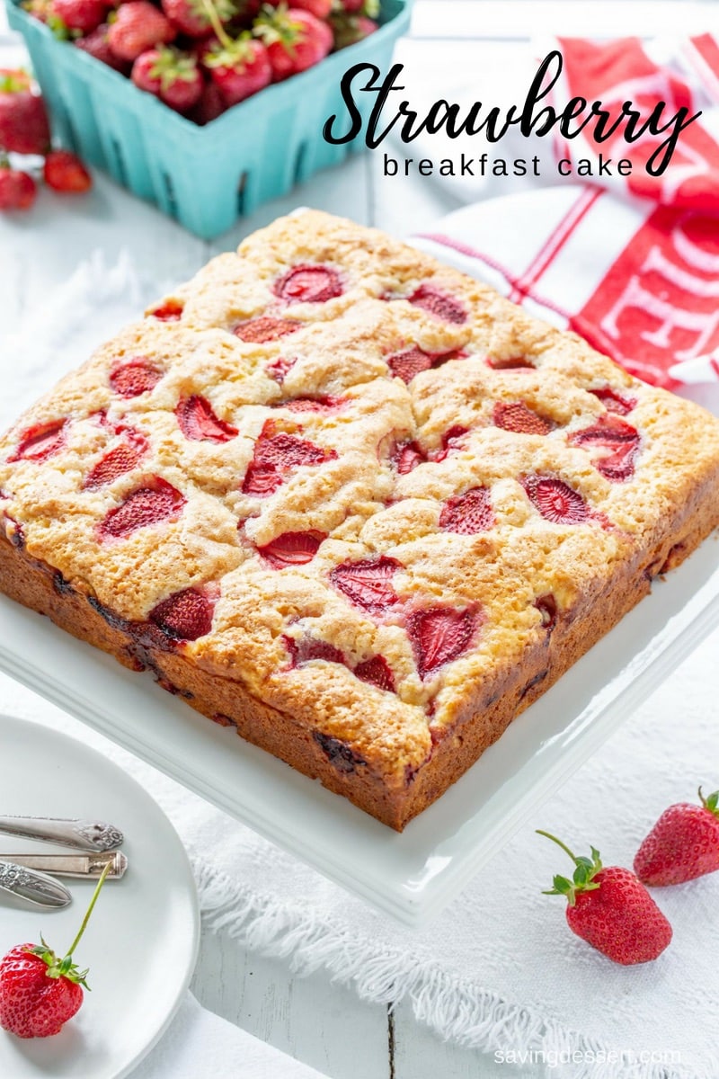 Strawberry Breakfast Cake Delish Food