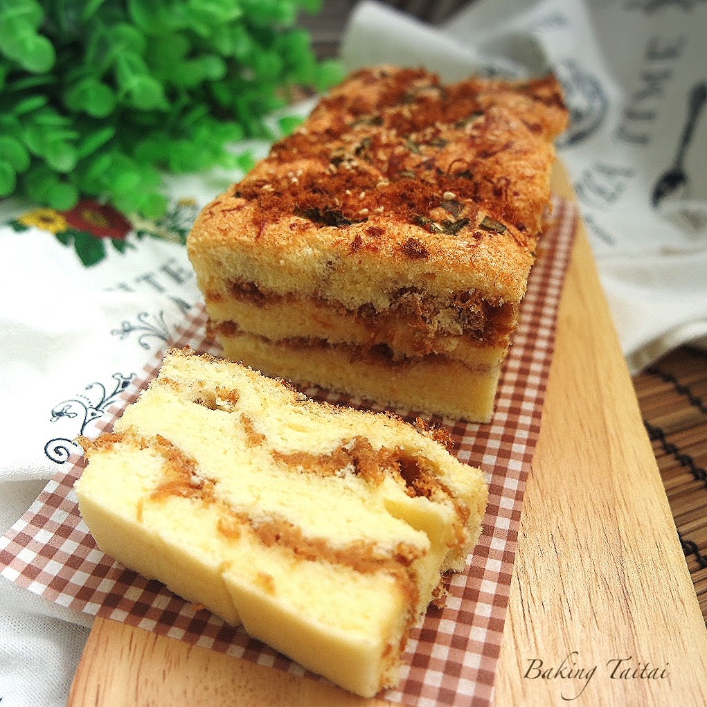 Baking Taitai 烘焙太太 Taiwanese Traditional Sponge Cake Cheese / Pork